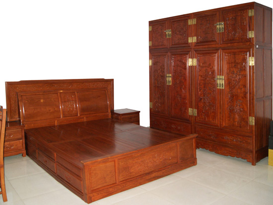红木家具实木床